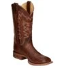 Justin Boots Men's Brown Carsen Caramel 12 Wide Square Toe Western Boot -Cinc Clothing Shop 158890 default l