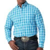 Wrangler Men's Plaid Two Pocket Button-down -Cinc Clothing Shop 158973 default l