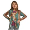 Rock & Roll Denim Girls Stripe Printed Cardigan -Cinc Clothing Shop 159158 default l