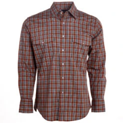 Wrangler Men's Retro Plaid 2 Pack Snap Shirt