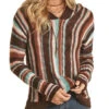 Rock & Roll Denim Boho Stripe Hoodie -Cinc Clothing Shop 159353 default l