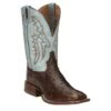 Tony Lama Men`s Jacinto Bourbon FQ 11in. Sky Blue Top Boot -Cinc Clothing Shop 159419 default l