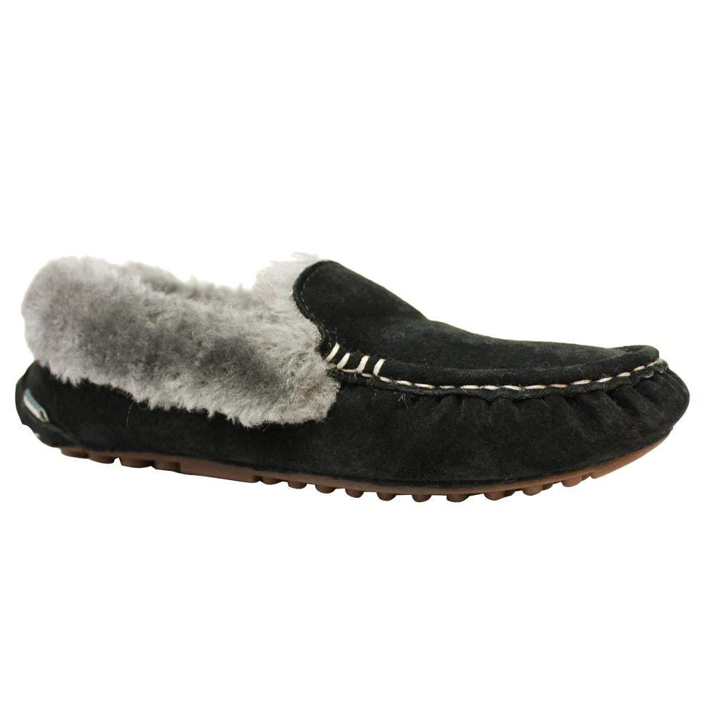Lamo Sheepskin Inc. Women's Black Aussie Moc Slipper 3 Lamo Sheepskin Inc. Women's Black Aussie Moc Slipper