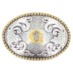 M&F G Initial Belt Buckle