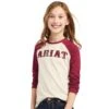 Ariat Girl's REAL Zuma Baseball Shirt -Cinc Clothing Shop 159742 default l