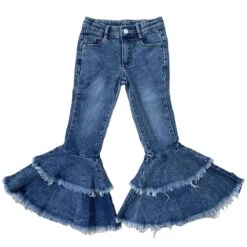 Shea Baby Denim Ruffle Bells