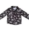 Shea Baby Boys Black Cowboy Print Pearl Snap Shirt -Cinc Clothing Shop 159970 default l