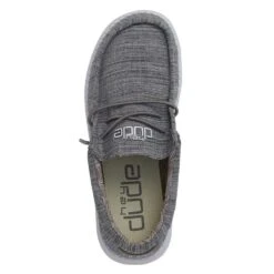 Heydude Toddler Hey Dude Linen Stone Wally Casual Shoes -Cinc Clothing Shop 160010704 4