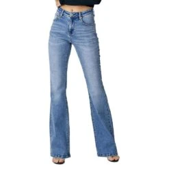 Risen Jeans Women's Mid Rise Flare Jeans -Cinc Clothing Shop 160575 default l b5e56cf8 f2cd 43fa 973c 88ee9ad172ee