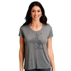 Stetson Women's Bucking Horse Graphic Tee