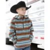 Cinch Boy's Blanket Stripe Sherpa 1/2 Zip Hoodie 2 Cinch Boy's Blanket Stripe Sherpa 1/2 Zip Hoodie -Cinc Clothing Shop 160992 default l