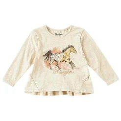 Wrangler Infant Long Sleeve Horse Run T-Shirt