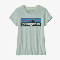 Girls Patagonia Regenerative Organic Cotton P-6 Logo Tee