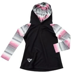 Cowgirl Hardware Girls Hardware Serape Sleeve Hoody