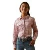 Ariat Girl's Paisley Print Snap Shirt -Cinc Clothing Shop 161107 default l