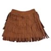 Shea Baby Girl's Brown Fringe Suede Skirt -Cinc Clothing Shop 161156 default l