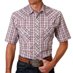 Roper Men's Classic Plaid Western Shirt