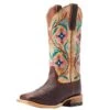 Ariat Women's Frontier Daniella Tan 13 In Sanded White Cowgirl Boot -Cinc Clothing Shop 161371 default l