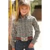 Cruel Girl Girl Geometric Print Western Shirt -Cinc Clothing Shop 161435 default l