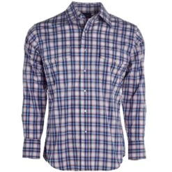 Wrangler Men's Wrinkle Resist Plaid Snap Shirt