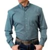 Roper Men's Blue Print Button Down Shirt -Cinc Clothing Shop 161836 default l