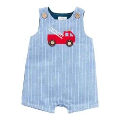 Mud Pie Firetruck Baby Jon Jon