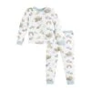 Mud Pie Blue Noah's Ark Toddler Pajama Set -Cinc Clothing Shop 161865 default l