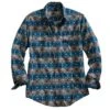 Tin Haul Men's Blue Aztec Long Sleeve Snap Shirt 2 Tin Haul Men's Blue Aztec Long Sleeve Snap Shirt -Cinc Clothing Shop 161902 default l