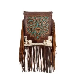 American Darling Tooled Painted Crossbody Purse