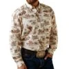 Ariat Men's Wrinkle Resist Paniolo Western Aloha Stretch Shirt 2 Ariat Men's Wrinkle Resist Paniolo Western Aloha Stretch Shirt -Cinc Clothing Shop 162106 default l