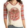 Rock & Roll Denim Women's Trailblazer Graphic Baseball Tee -Cinc Clothing Shop 162242 default l