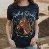 Rodeo Quincy Womens Vintage Horse Tee -Cinc Clothing Shop 162306 default l
