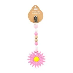 Mud Pie Daisy Clip On Teether