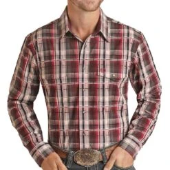 Panhandle Men's Plaid Button Down