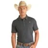 Rock N Roll Cowboy N Cowboy Mens Solid Polo -Cinc Clothing Shop 162626 default l