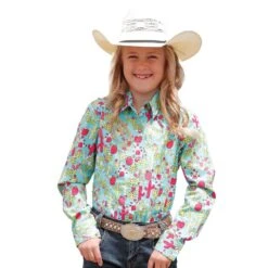 Cruel Girl Long Sleeve Print Western