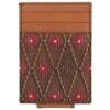 Mens Red Dirt Hat Card Case W/Magnet Clip Red Southwest Pattern -Cinc Clothing Shop 162912 default l