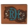 Mens Red Dirt Hat Co Bifold Wallet Tooled W/Ivory Underlay -Cinc Clothing Shop 162922 default l