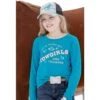 Cruel Girl Life Is Tough But Cowgirls Are Tougher Teal Tee -Cinc Clothing Shop 163006 default l