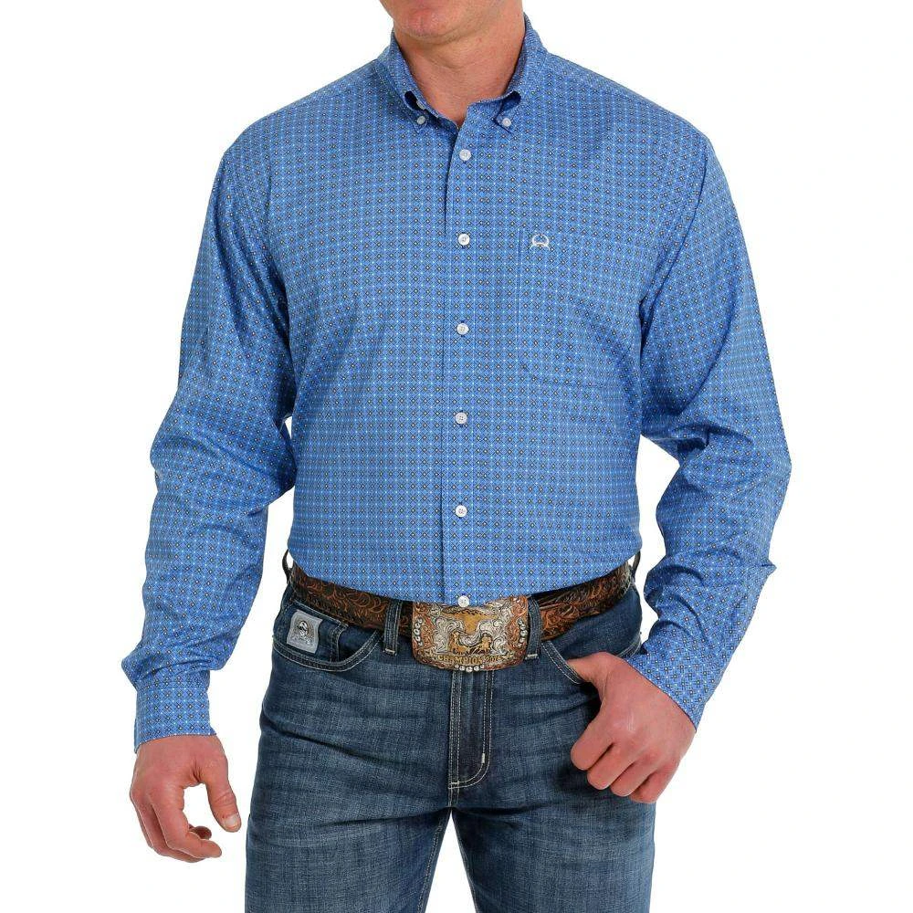 Cinch Men's Geometric Print Arena Flex Button Down 3 Cinch Men's Geometric Print Arena Flex Button Down
