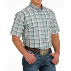 Cinch Men's Plaid Button Down Shirt