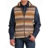 Cinch Mens Polar Fleece Striped Vest -Cinc Clothing Shop 163170 default l