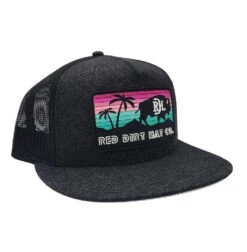 Red Dirt Hat Company Miami Vice White And Black Cap