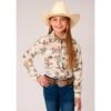 Roper Girls Retro Rodeo Print Western Blouse -Cinc Clothing Shop 163278 default l