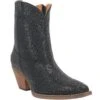 Dingo 1969 Womens Rhinestone Cowgirl Black 7 Inch Leather Bootie -Cinc Clothing Shop 163581 default l