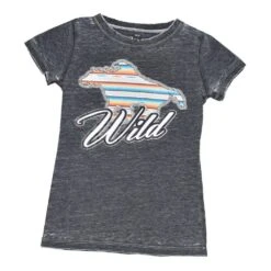 Cowgirl Hardware Girls Wild Rider Graphic Tee