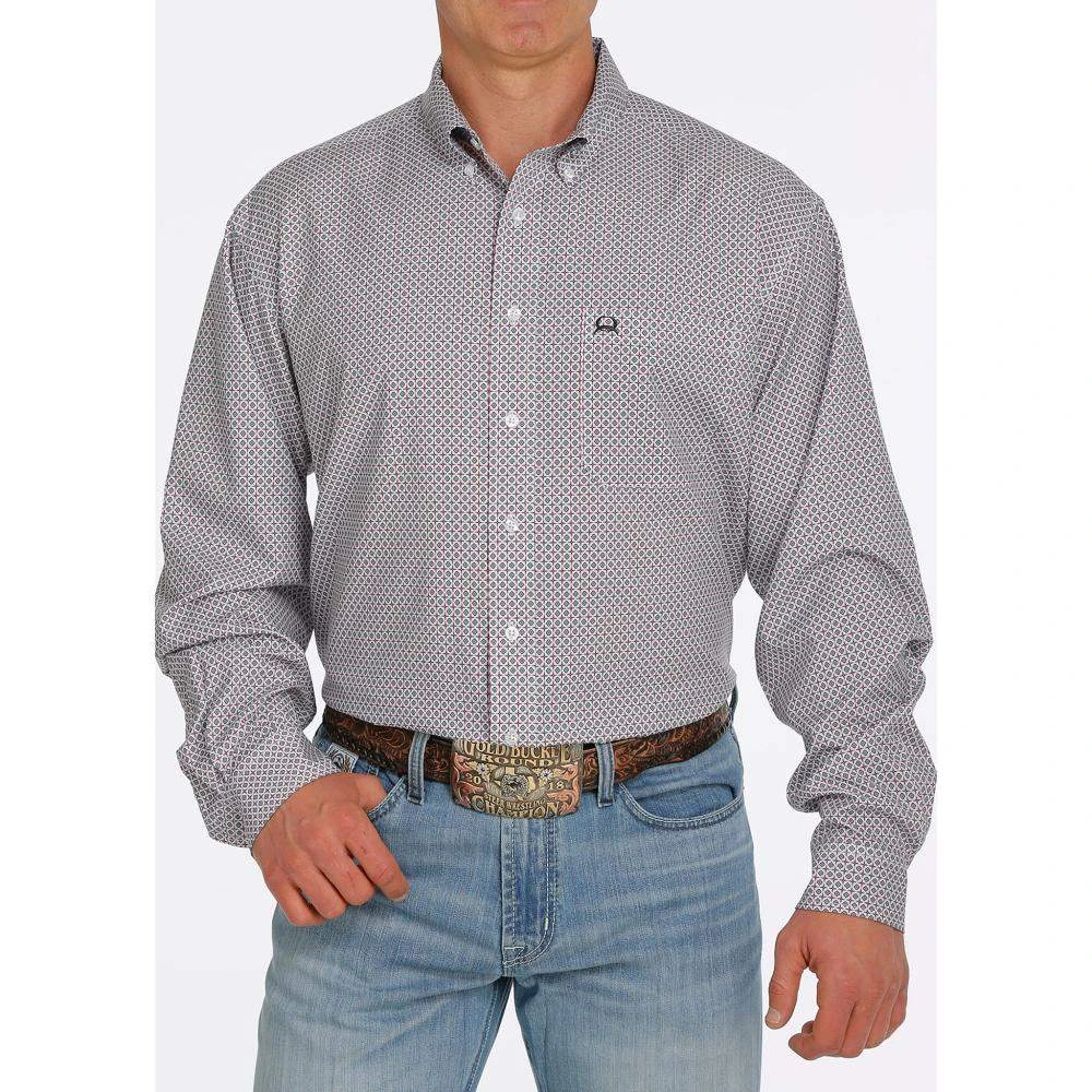 Cinch Men's Geometric Print Arena Flex Button Down 3 Cinch Men's Geometric Print Arena Flex Button Down