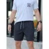 Burlebo Mens Matte Black Everyday Shorts -Cinc Clothing Shop 163867 default l
