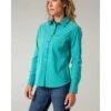 Kimes Ranch Women's Linville Teal Top -Cinc Clothing Shop 164207 default l