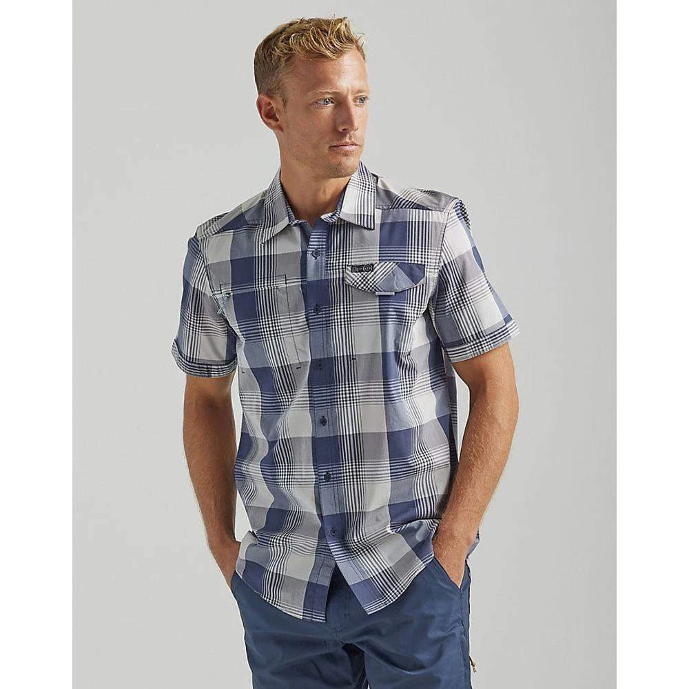 Wrangler ATG Men's Asymmetrical Zip Pocket Plaid Shirt 3 Wrangler ATG Men's Asymmetrical Zip Pocket Plaid Shirt